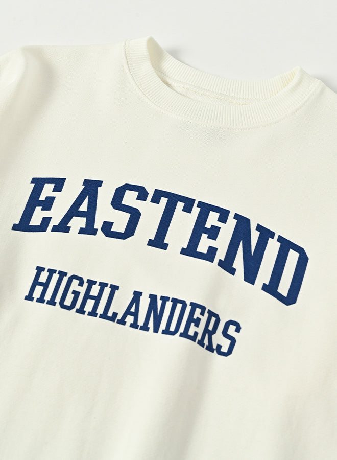 [East End Highlanders]   College Print Sweater