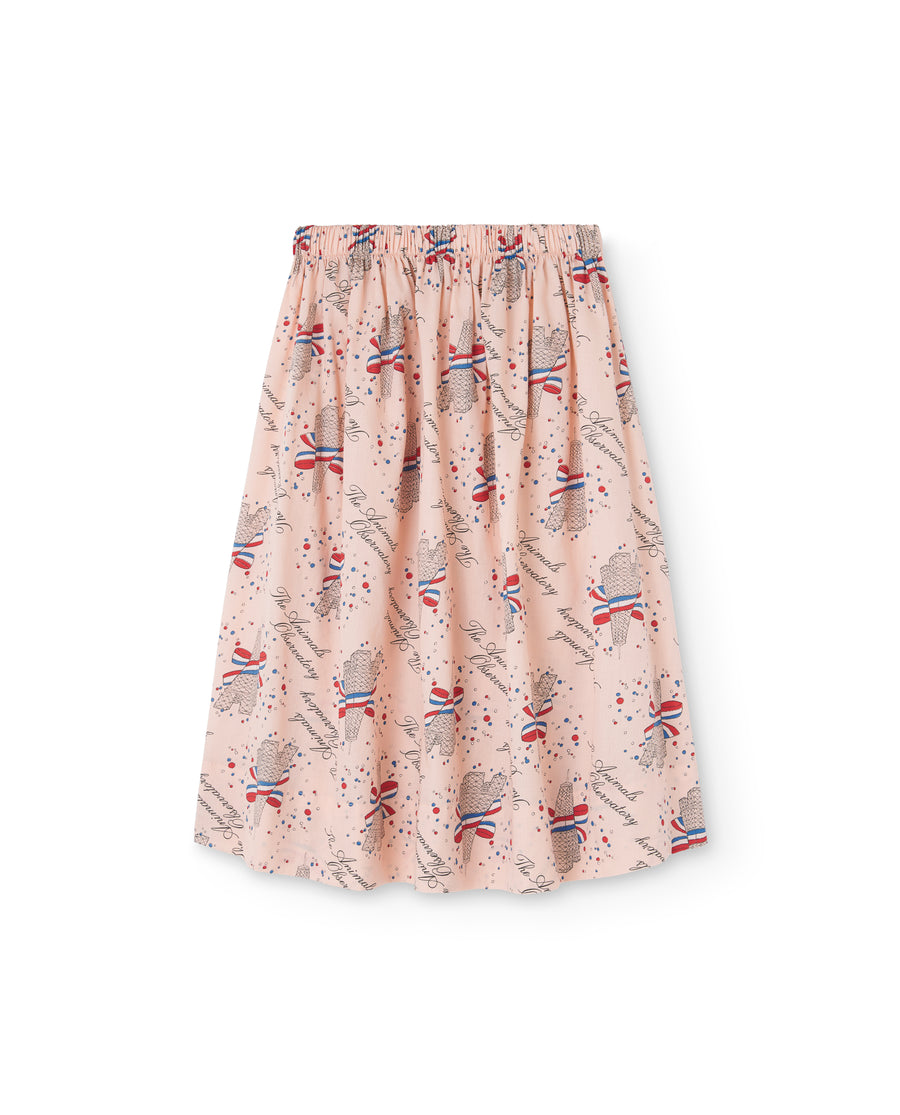 [The Animals Observatory]   WOVEN LADYBUG KIDS SKIRT