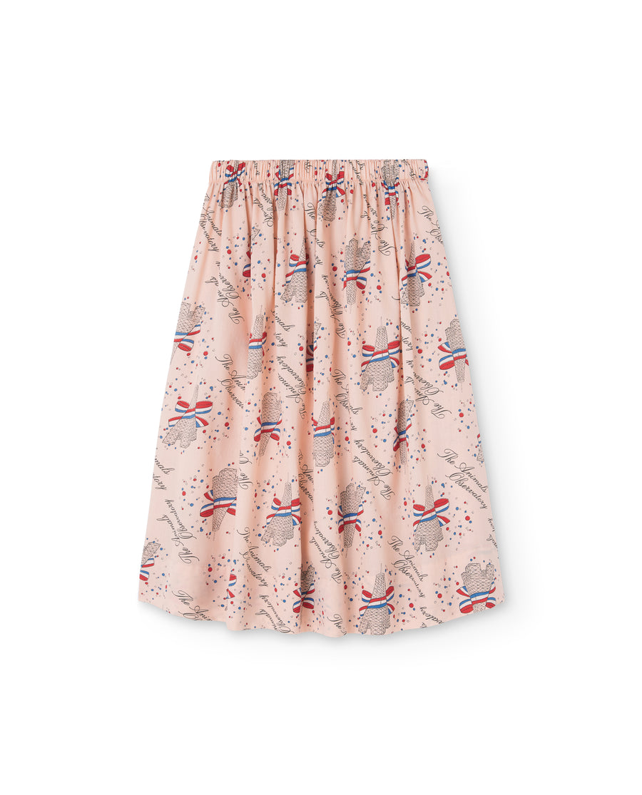 [The Animals Observatory]   WOVEN LADYBUG KIDS SKIRT