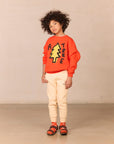 [The Animals Observatory]   BEAR KIDS SWEATSHIRT