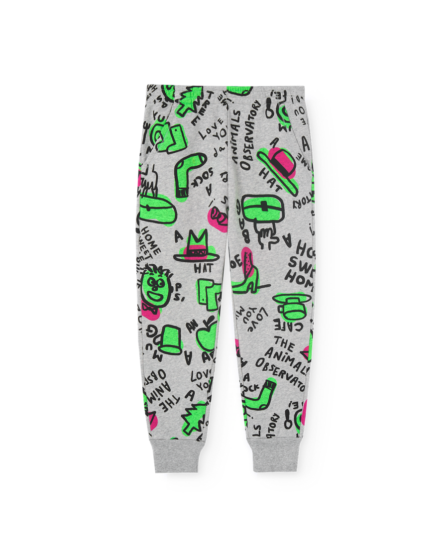 [The Animals Observatory]   PANTHER KIDS PANTS