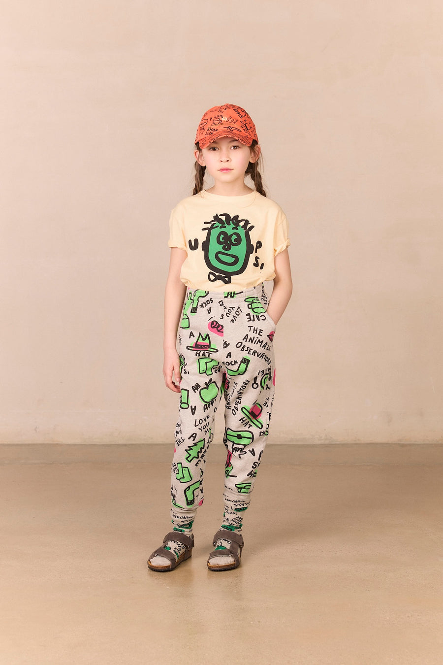 [The Animals Observatory]   PANTHER KIDS PANTS