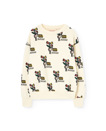 [The Animals Observatory]   BEAR KID SWEATSHIRT