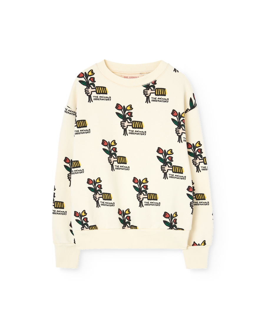 [The Animals Observatory]   BEAR KID SWEATSHIRT