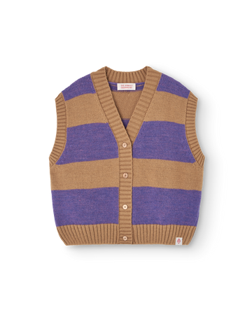 [The Animals Observatory]   BLOBFISH KID CARDIGAN VEST
