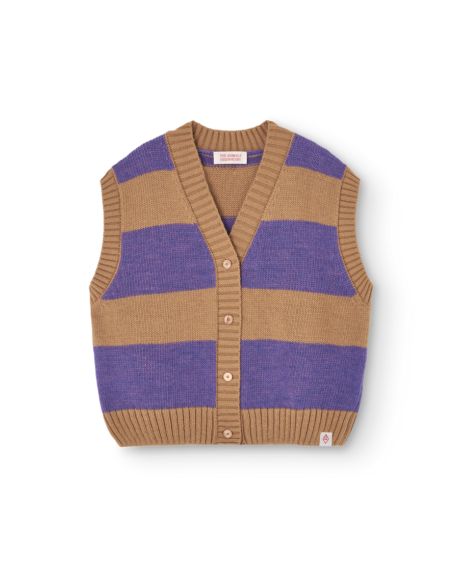 [The Animals Observatory]   BLOBFISH KID CARDIGAN VEST