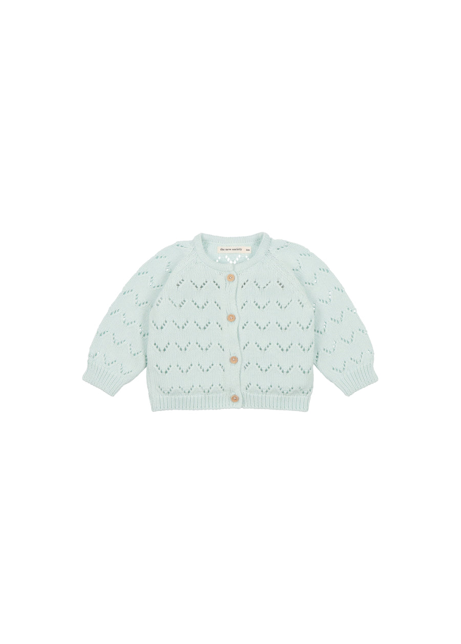 [The New Society]   Franklin Baby Cardigan Seaglass