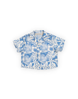 [The New Society]   Garden Baby Shirt Tropical Print