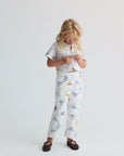 [The New Society]   Jacinthe Pant Multicolor Embroidery