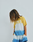 [The New Society]   Tie Dye Short Mimosa Yellow