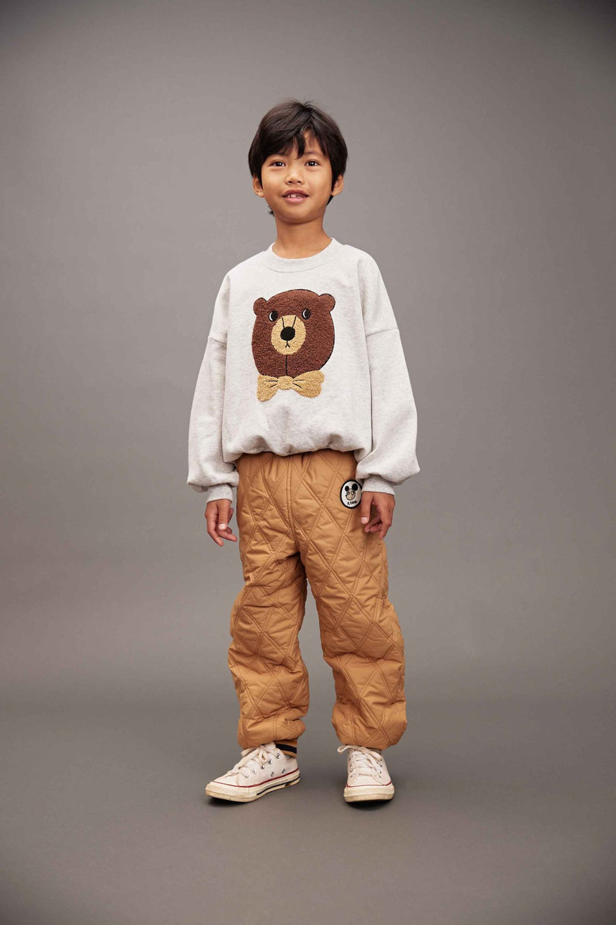 [mini rodini]   Bear chenille sweatshirt