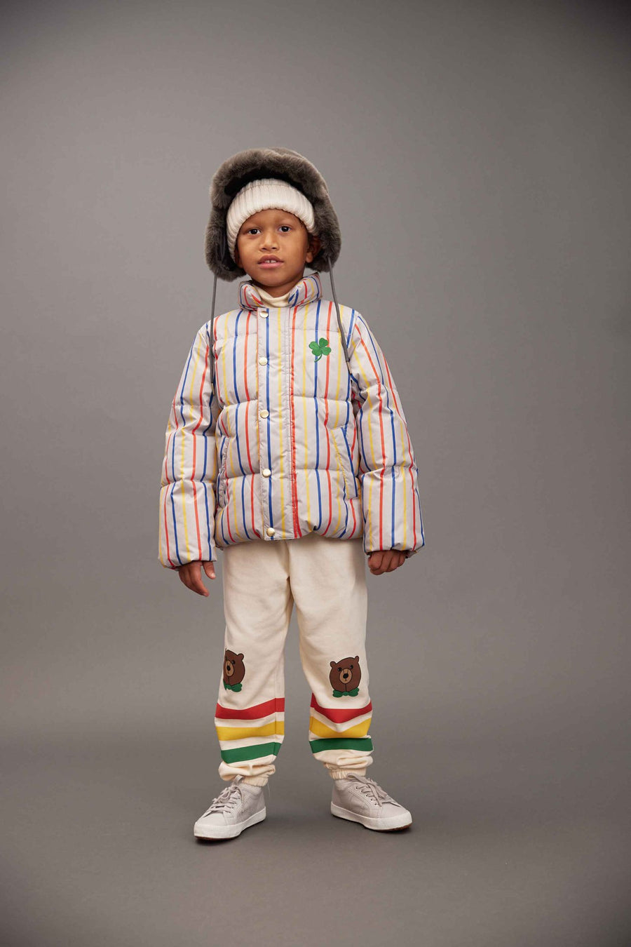 [mini rodini]   Bear stripe sweatpants