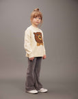 [mini rodini]   Bear intarsia knit sweater
