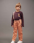 [mini rodini]   Stripe bird patch ls tee