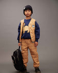 [mini rodini]   Ritzratz patch quilted vest
