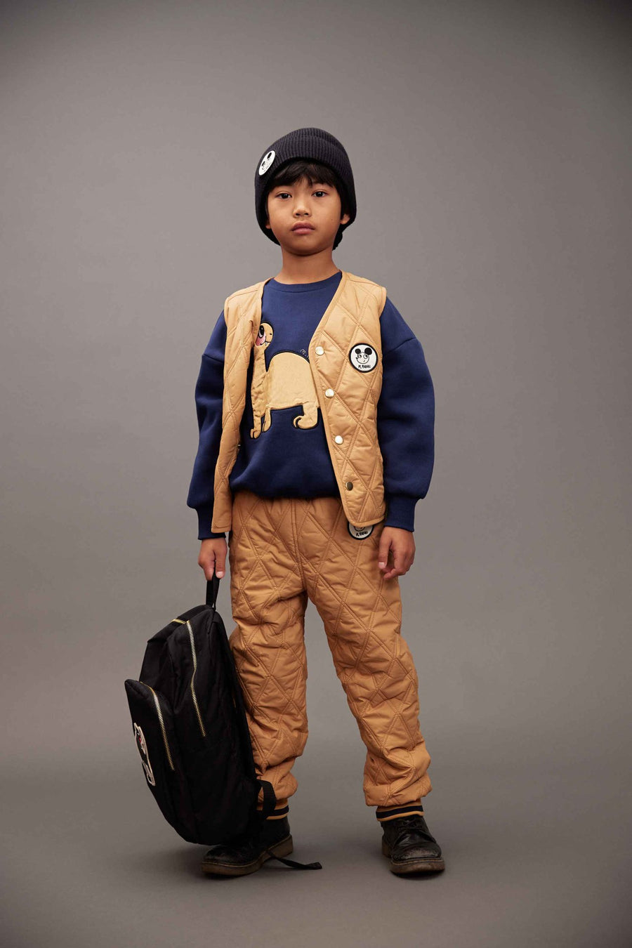 [mini rodini]   Ritzratz patch quilted vest