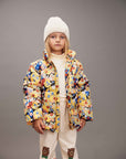 [mini rodini]   Flowers aop citypuffer
