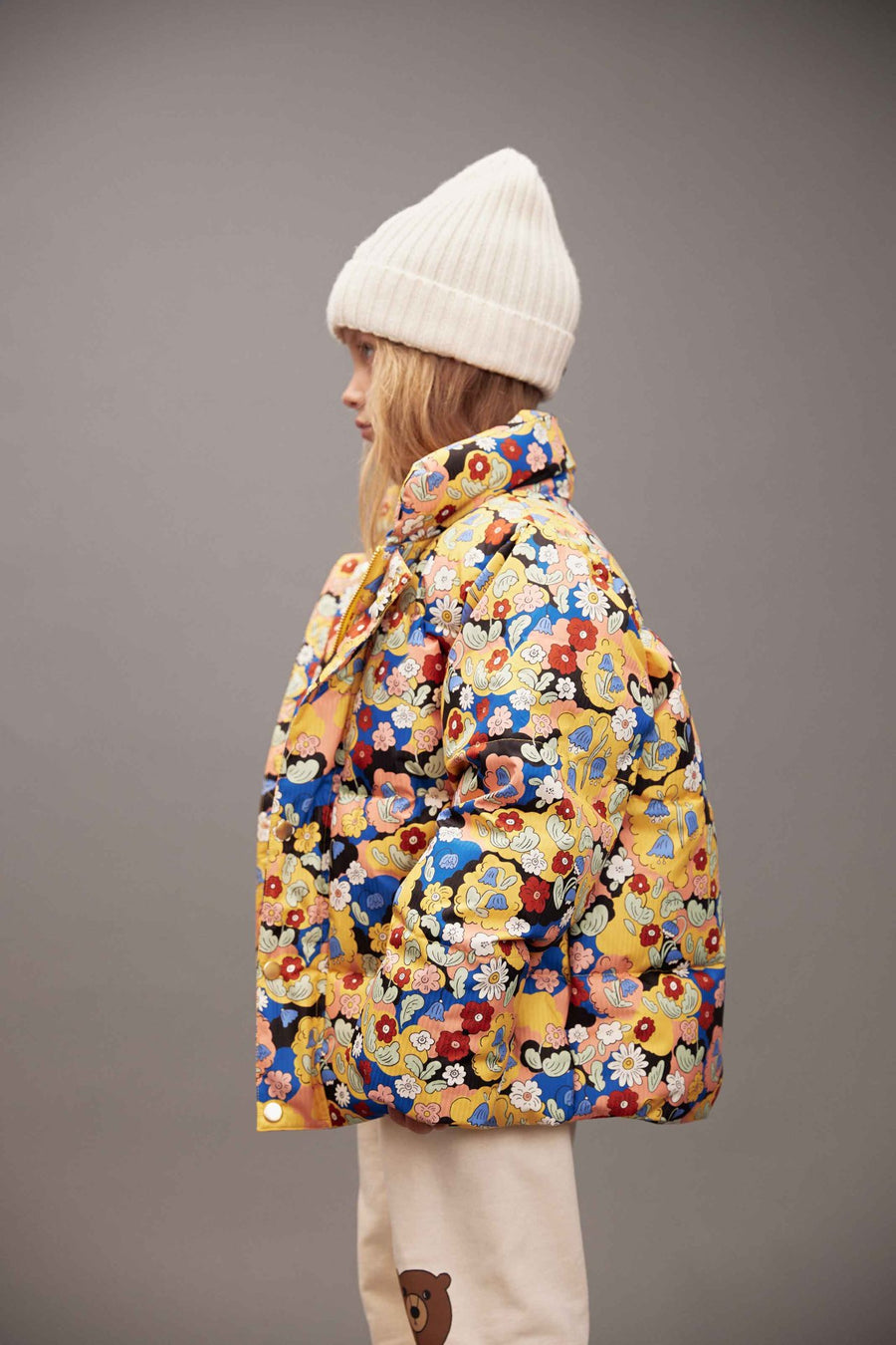 [mini rodini]   Flowers aop citypuffer