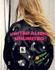 [mini rodini]   United aliens unlimited satin baseball jacket