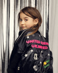 [mini rodini]   United aliens unlimited satin baseball jacket