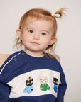 [mini rodini]   Minibabies panel sweatshirt