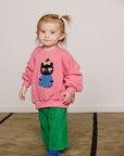 [mini rodini]   Cat chenille sweatshirt
