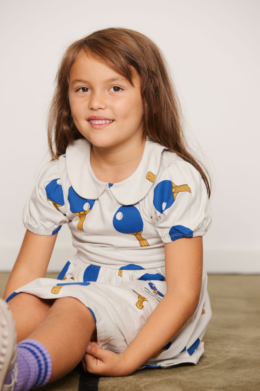 mini rodini] Table tennis aop ss dress – Les Quatre Cents Coups