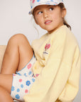 [mini rodini]   Minibabies patches sweatshirt
