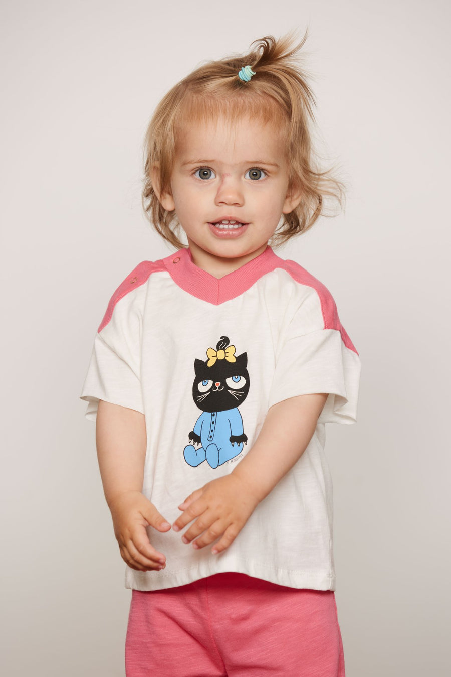 mini rodini] Cat v-neck sp ss tee – Les Quatre Cents Coups