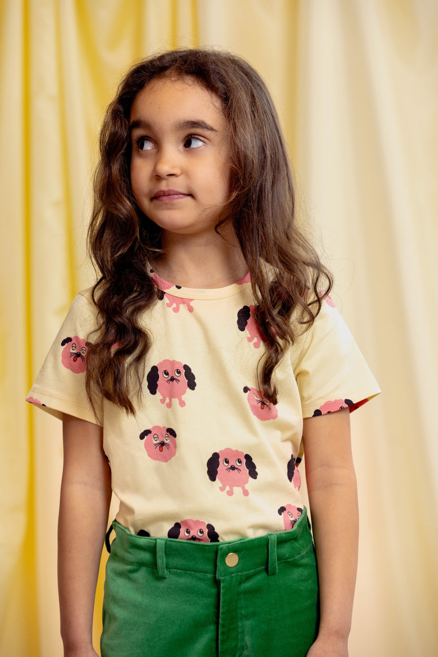 [mini rodini]   Doggies aop ss tee