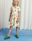 [mini rodini]   Lingonberries aop ss dress