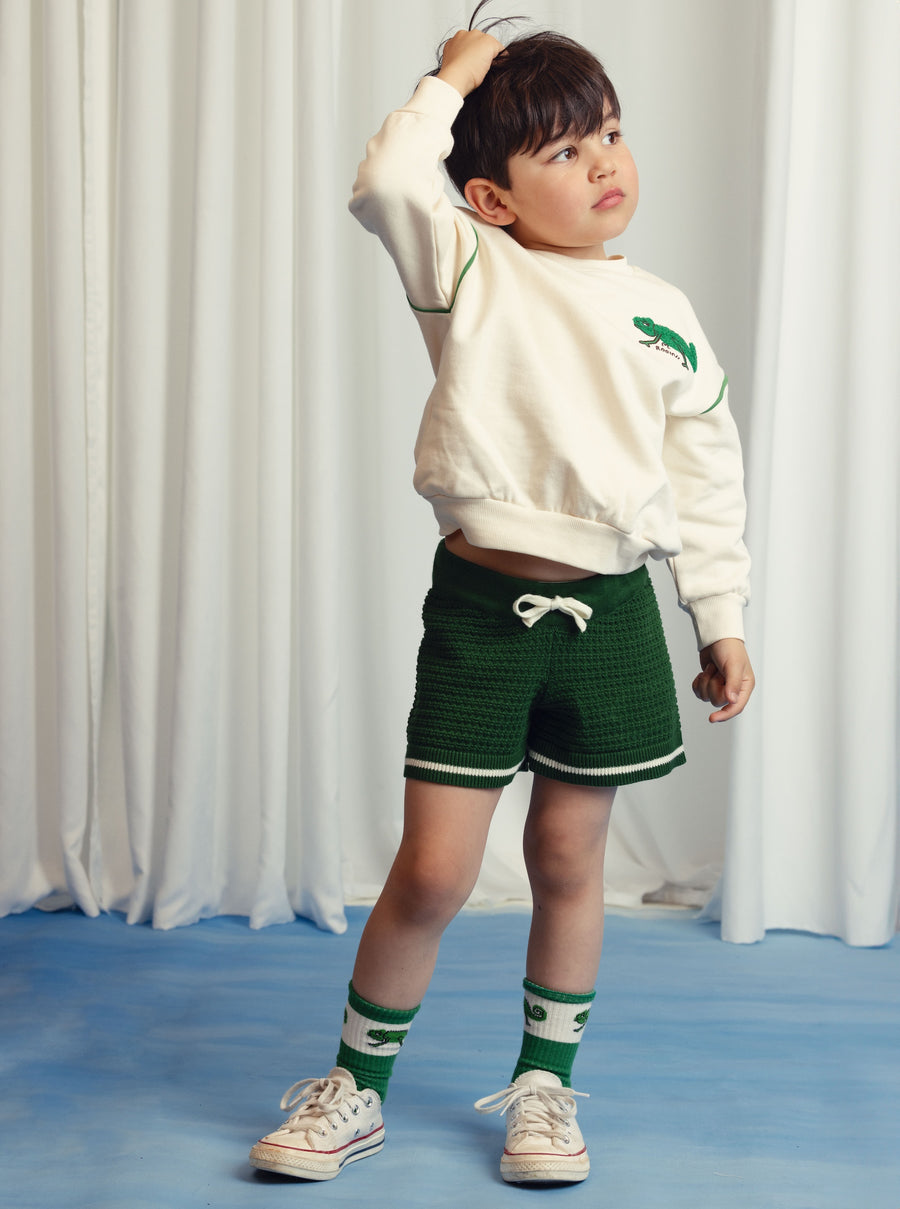 [mini rodini]   Lizard chenille sweatshirt