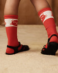 [mini rodini]   Cats knee-high socks