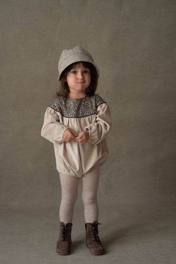 [Popelin]   romper suit with yoke