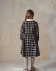 [Popelin]   dress with embroidered baby collar