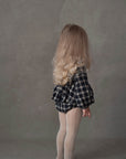 [Popelin]   romper suit with embroidered baby collar
