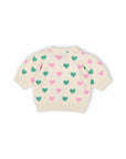 [The New Society]   Oia Top Love Motif Multicolor