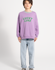 [piupiuchick]   Sweatshirt | Mauve w/ "lucky luke" print