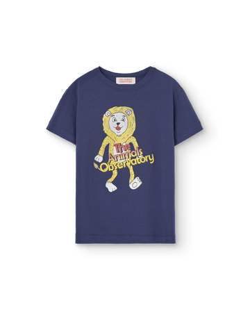 [The Animals Observatory]   ROOSTER KID T-SHIRT Deep Blue