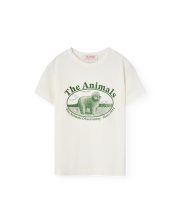 [The Animals Observatory]   ROOSTER KID T-SHIRT White Logo