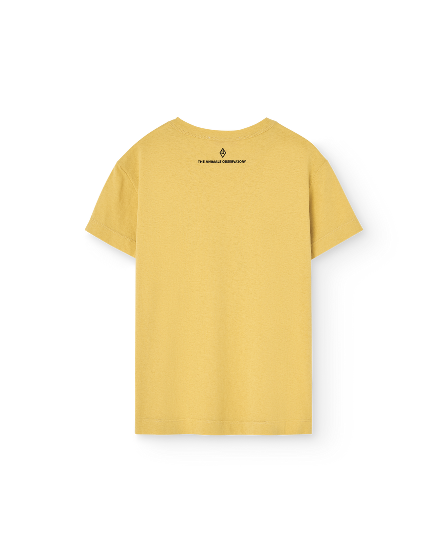 [The Animals Observatory]   ROOSTER KID T-SHIRT Yellow