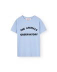 [The Animals Observatory]   ROOSTER KID T-SHIRT Soft Blue