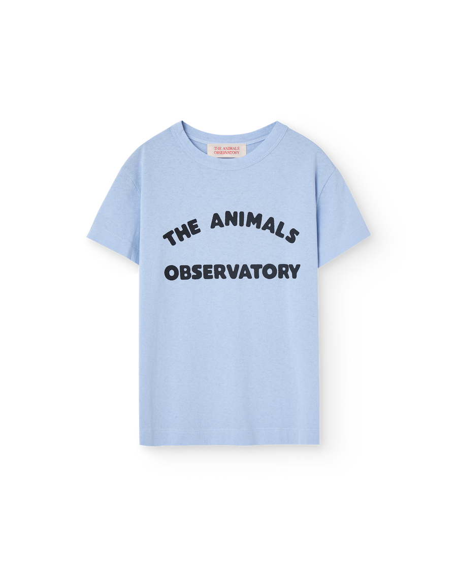 [The Animals Observatory]   ROOSTER KID T-SHIRT Soft Blue