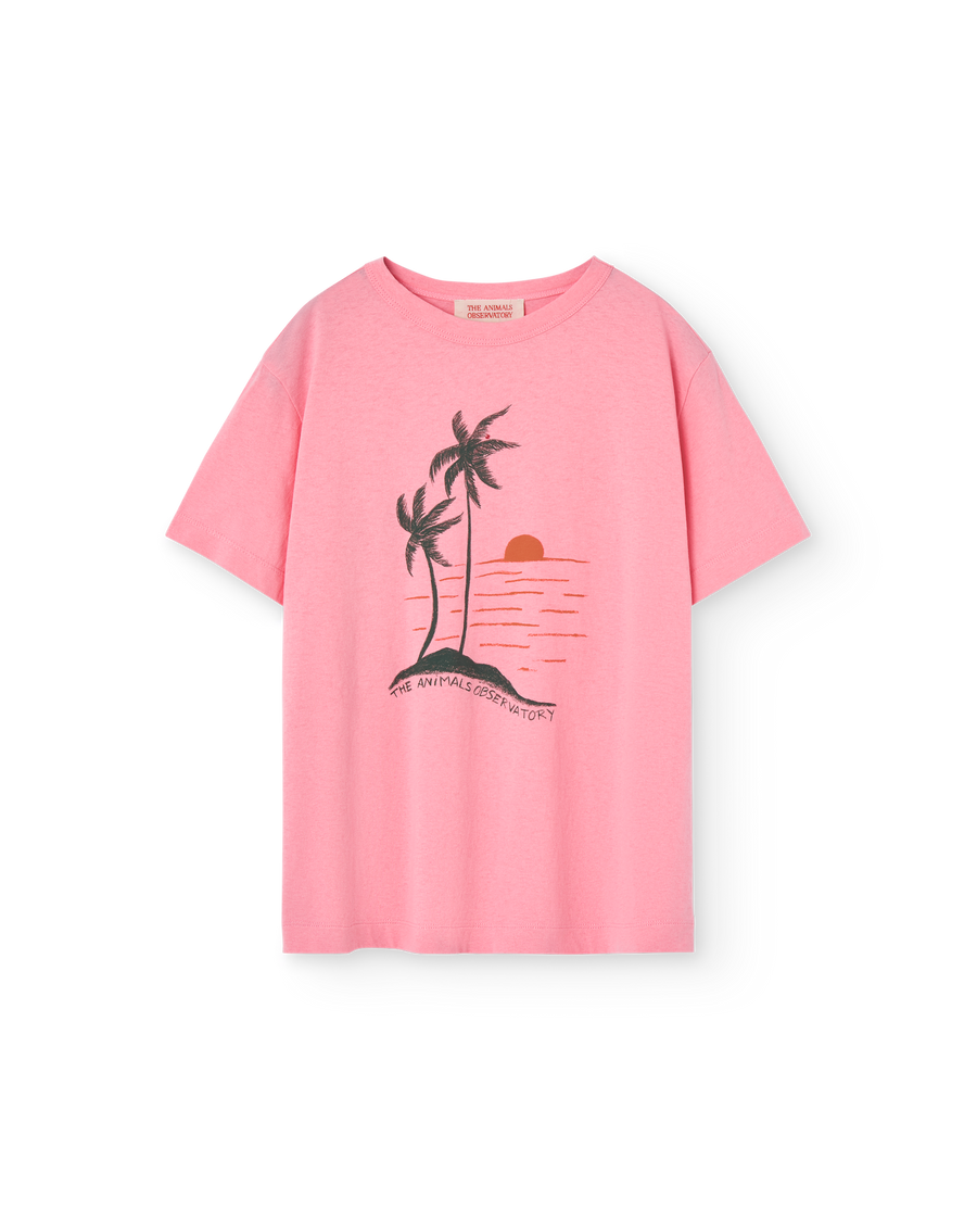 [The Animals Observatory]   BIG ROOSTER KID T-SHIRT Pink