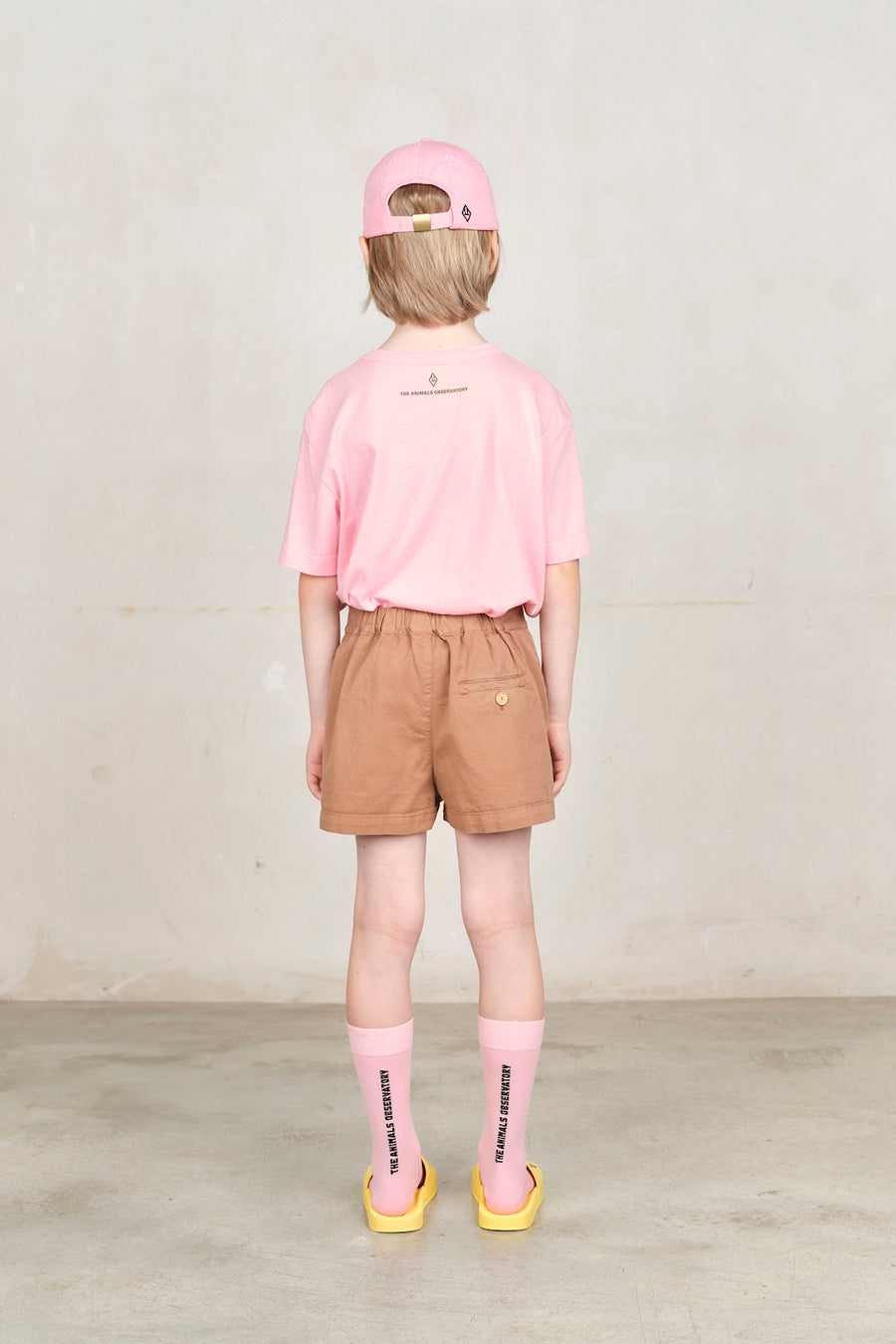 [The Animals Observatory]   BIG ROOSTER KID T-SHIRT Pink