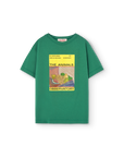 [The Animals Observatory]   BIG ROOSTER KID T-SHIRT Green