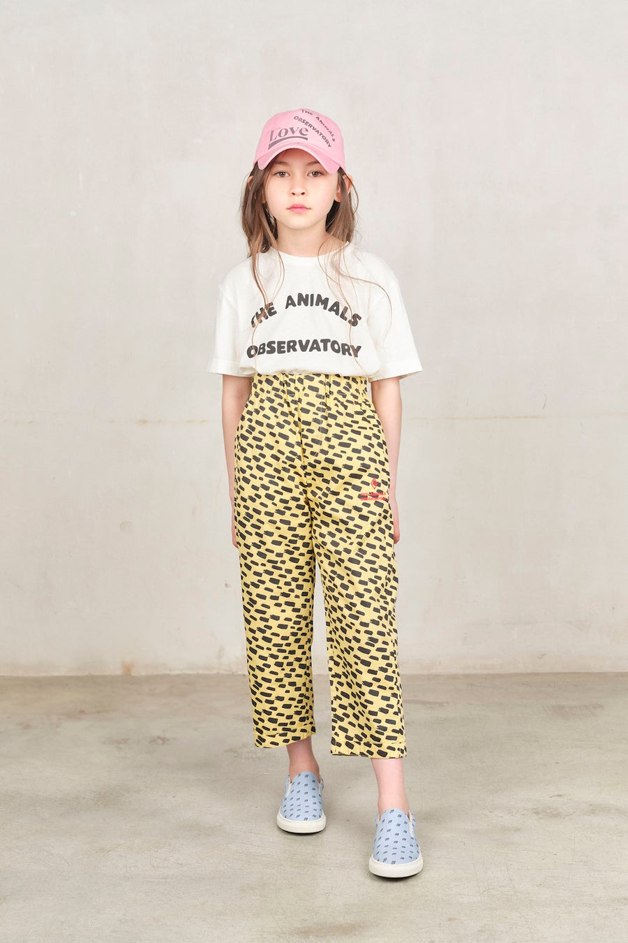 [The Animals Observatory]   BIG ROOSTER KID T-SHIRT White Logo 2y