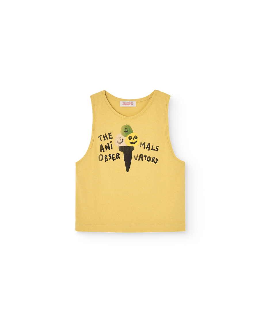 [The Animals Observatory]   FROG KID TANK TOP Yellow