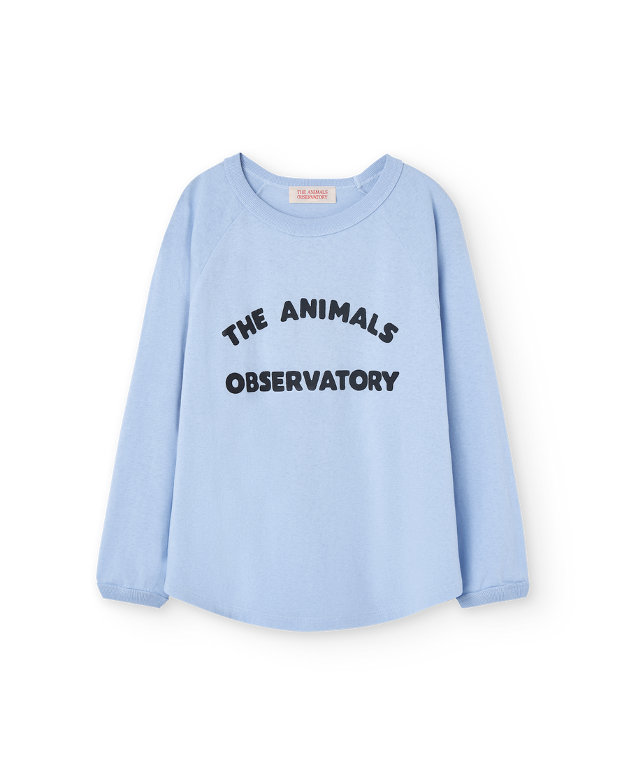 [The Animals Observatory]   ANTEATER KID LONG SLEEVE T-SHIRT Soft Blue