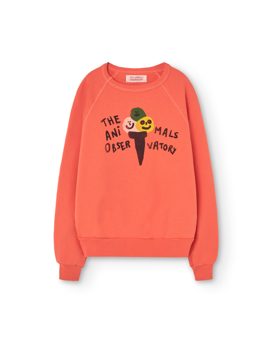 [The Animals Observatory]   SHARK KID SWEATSHIRT Salmon